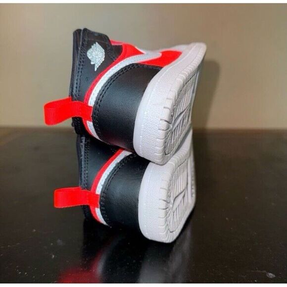 Nike Air Jordan 1 Mid White Infrared FB4419-016 Toddler Td Size 6C - Picture 6 of 6